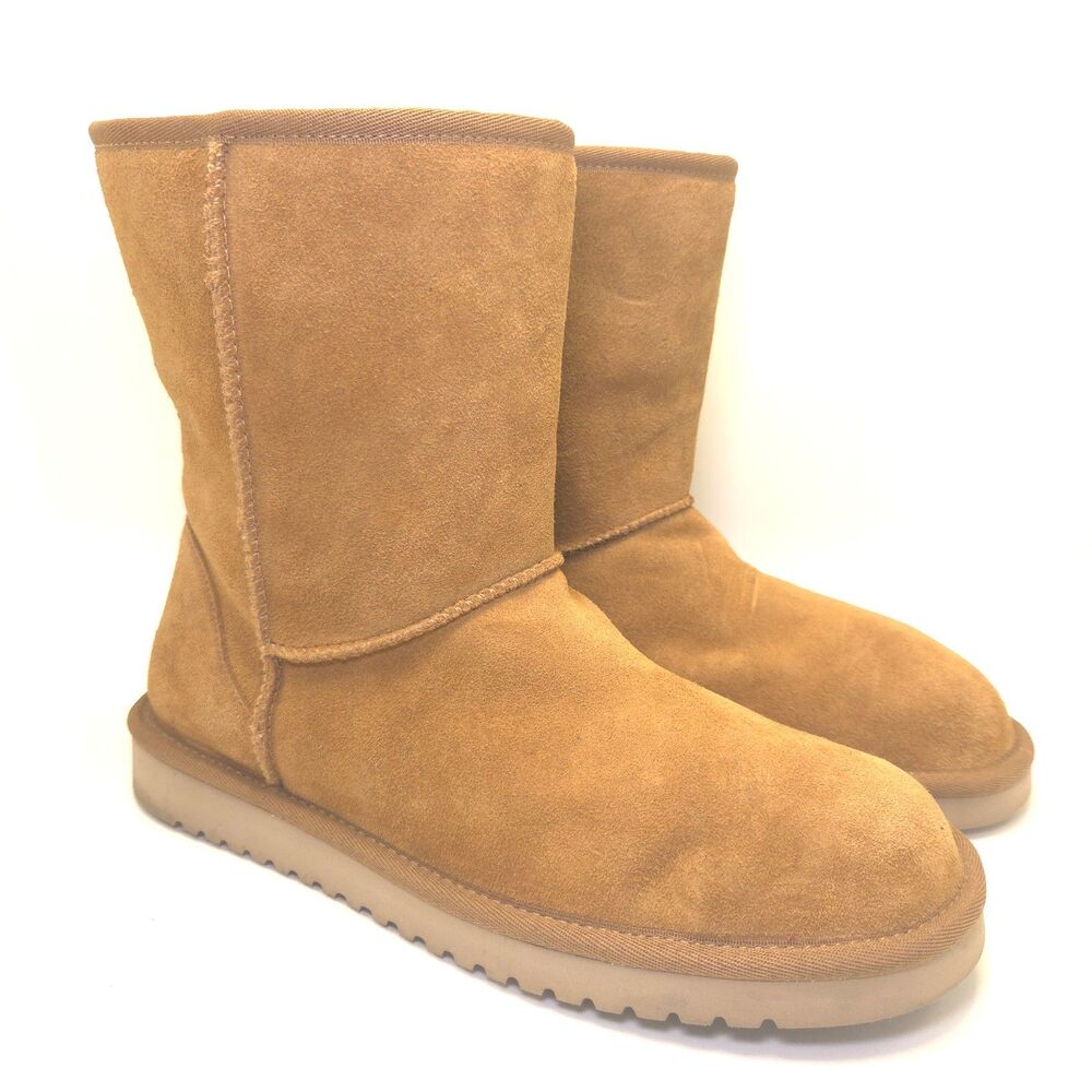 Koolaburra by UGG Koola Short Chestnut Suede Boots Womens 10 NWOT 1017090